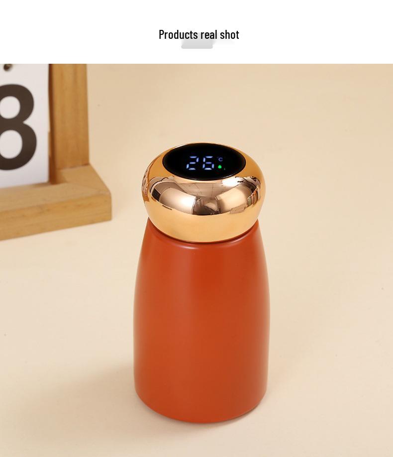316 Stainless Steel Mini Thermal Cup with Smart Temperature Display - Stylish, Insulated, and Portable for Students