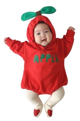 EnDast Baby Long Fruit Stylish Baby Baby Shower Sizes 90cm Romper, Sleeve, Hooded, Cosplay, Halloween, Coverall, Children's Clothing, Spring, Autumn,