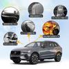 Coleya Sunshade for Volvo XC60 2018 and Front Car Window Thin UV Heatstroke Car Foldable Sun Car Interior Specific to Your Vehicle (2nd Generation,