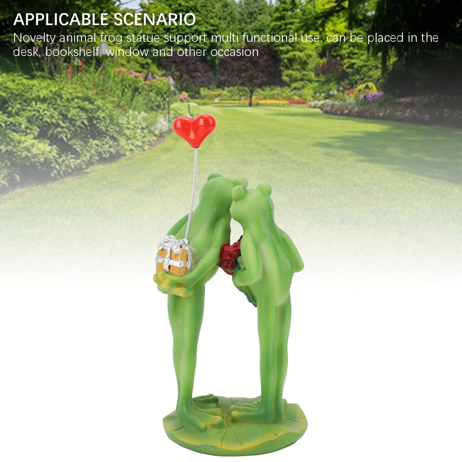 

3D Декор Лягушка Пара Фигурка Новинка Статуэтка Животного Украшение Домашний Офис Настольное Украшение