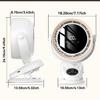 Car Fan Camping Fan 5-Speeds Electric Air Circulator Ceiling Fan Ultra-quiet Clip-on Fan Household Outdoor Cooling Ventilador