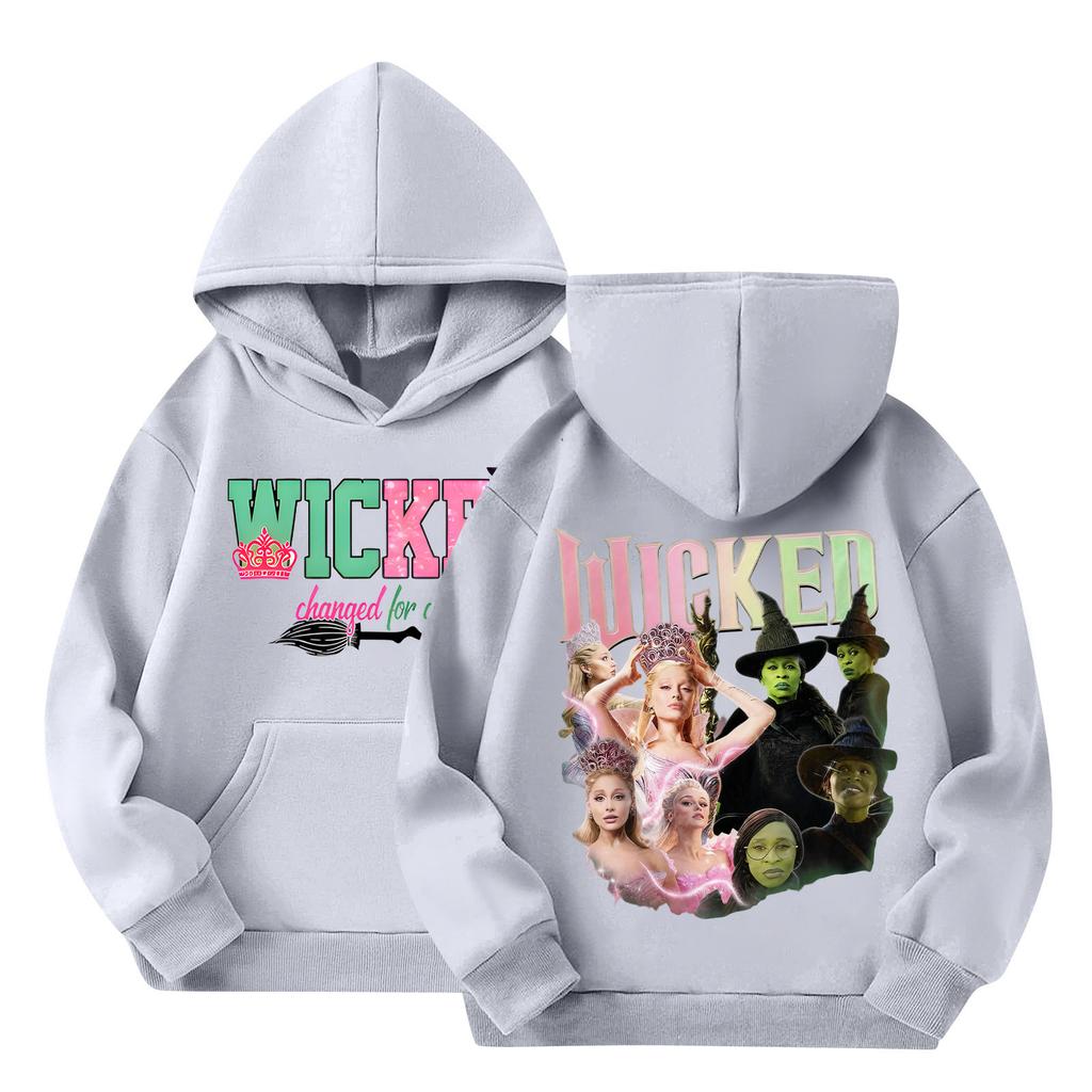 Dětská mikina s kapucí Trendy s dlouhým rukávem Čarodějnická mikina