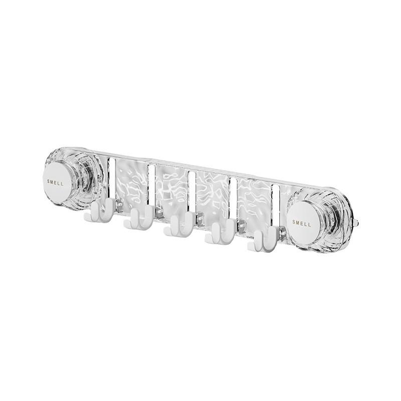 Vacuum Suction Cup Towel Hook With Heavy Duty Pet Material For Bathroom And Kitchen Storage