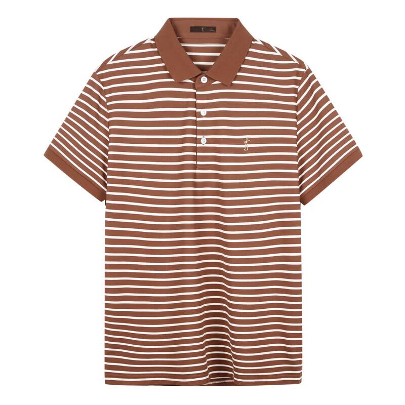 TRIES Men s Contrast Stripe Polo Shirt 50