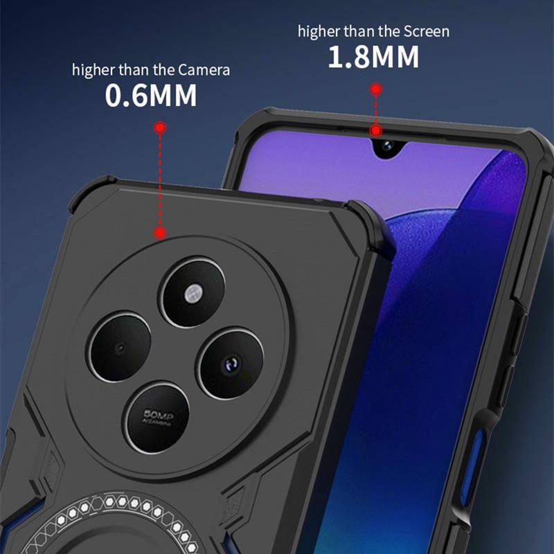 For Redmi 14C Case For Redmi A4 14R 14C Cover Airflow Channels Heat Dissipation Shockproof Bumper