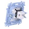 Single Computer Socket RJ45 Category 6 (module), White Simon10