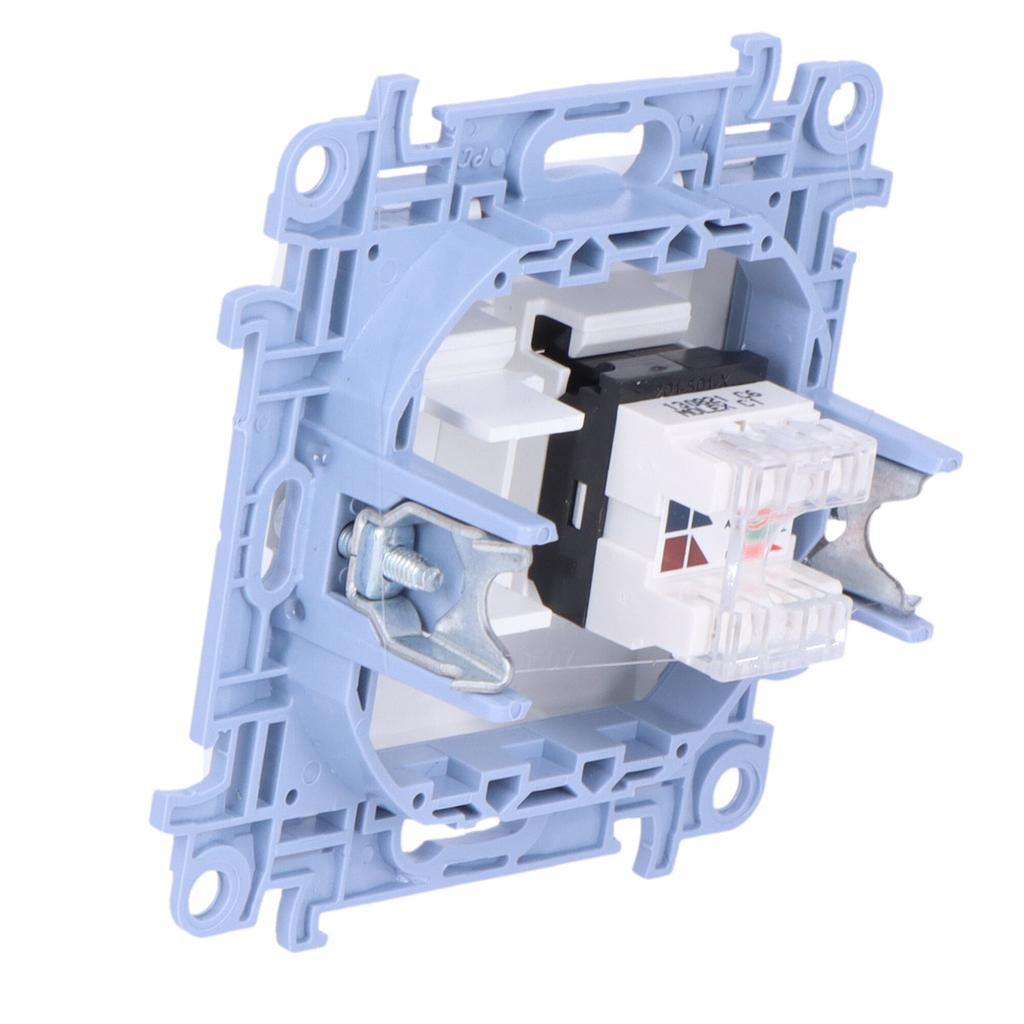 Single Computer Socket RJ45 Category 6 (module), White Simon10