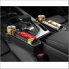 Car Side Pocket with Changing Large Capacity Front Seat Console Pocket with Dual USB Cup Phone Water Easy Convenient Car Accessory Seat Passenger LED,