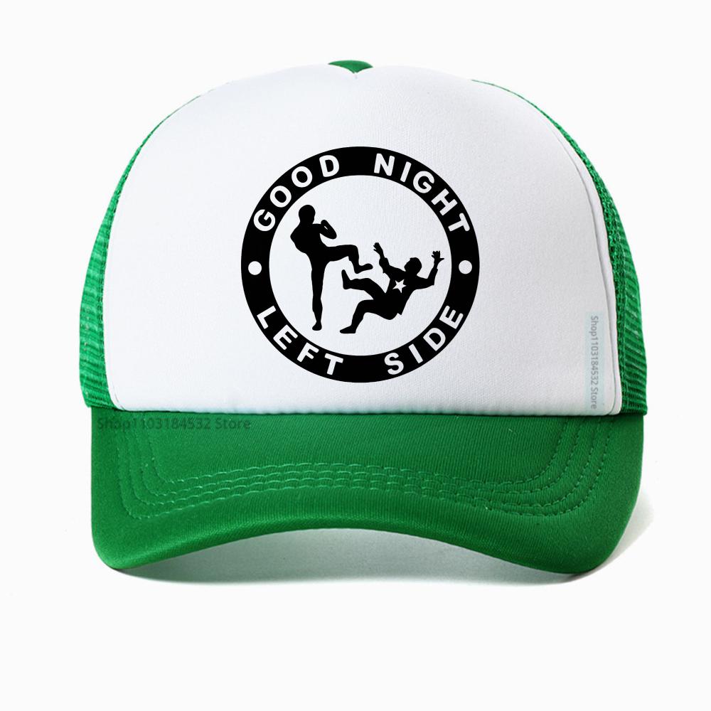 Good Night Left Side Graphic baseball cap Casual Fashion for men women hat Breathable sun hats adjustable mesh snapback hat