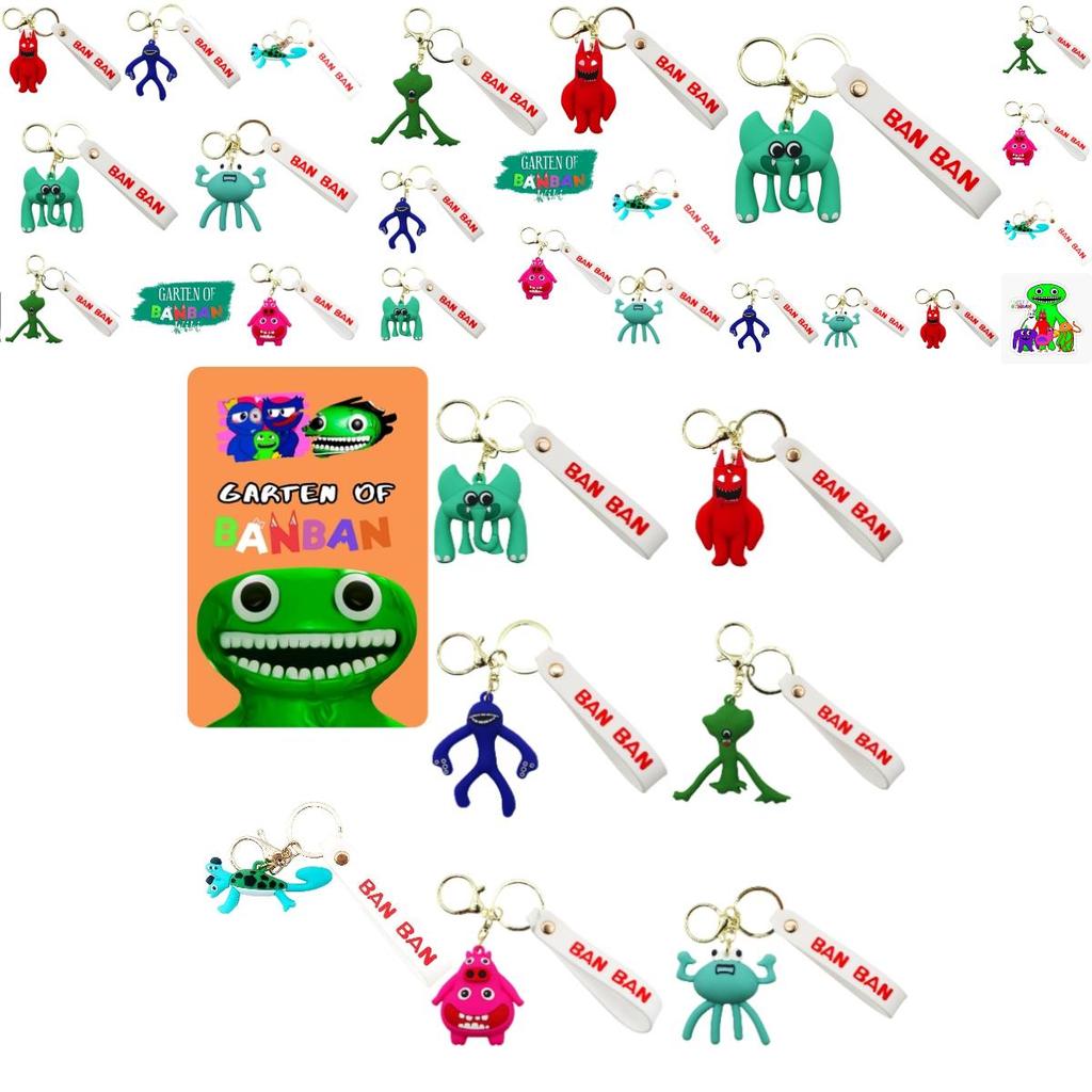 Banban Garden Keychain Cute Pvc Plush Hanging Decoration For Kindergarten