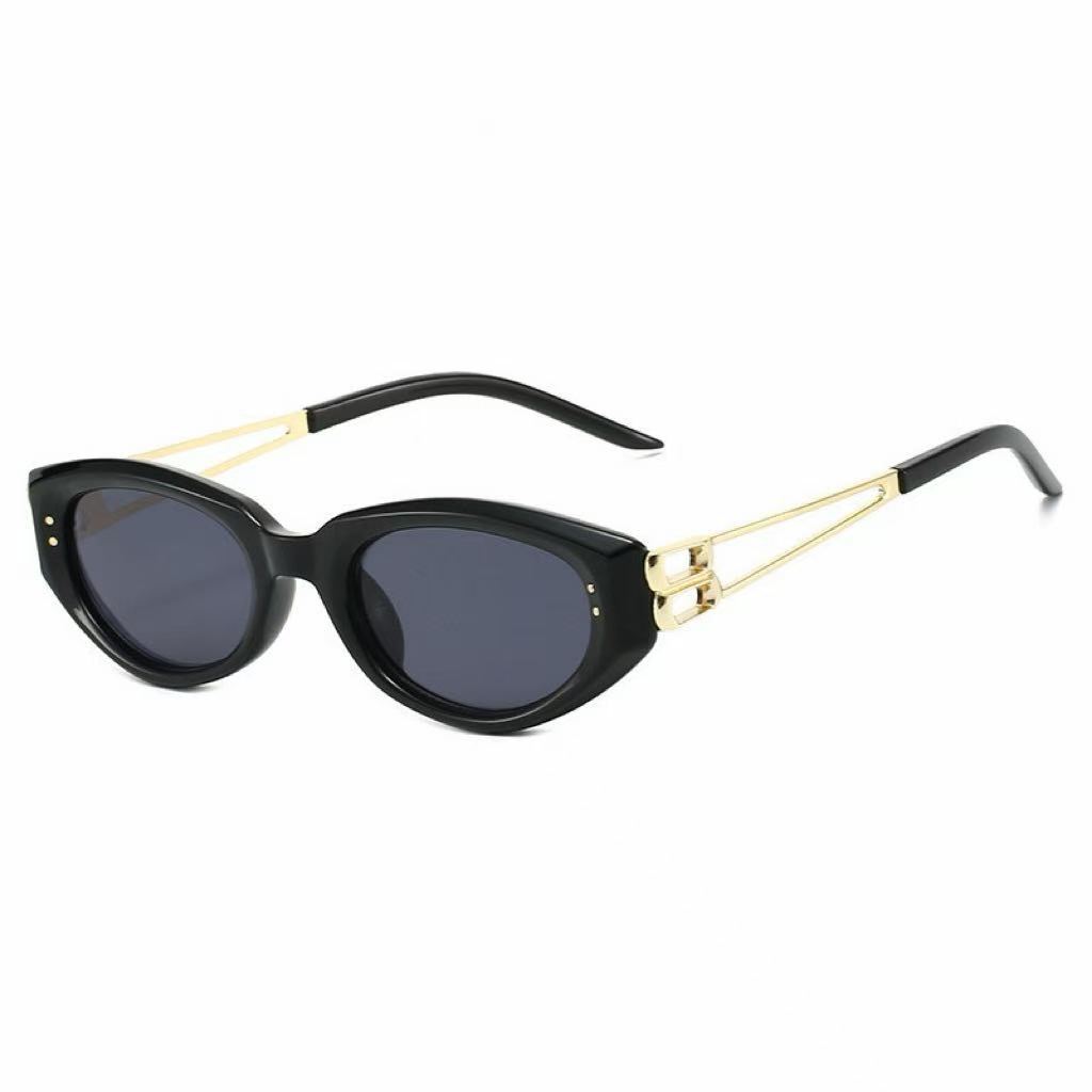 New fashion advanced sense UV protection cat eye sunglasses versatile sunglasses street sunglasses