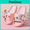 Trendy And Fun Eva Slide Slippers For Girls Featuring Rabbit And Astronaut Designs Perfect For All Seasons