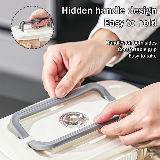 Automatische Roller Eierhouder 1/2/3 Lagen Keuken Koelkast Verse Eieren Opbergrek Plastic Eier Organizer Container Dispenser met Handvat