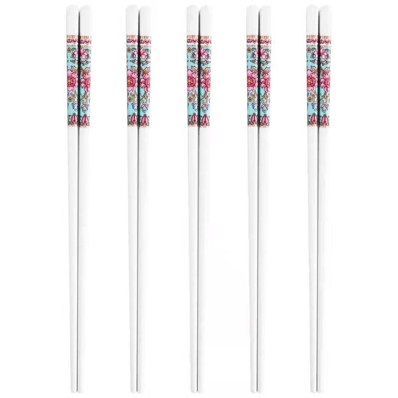 Ru Han Enamel Ceramic Chopsticks