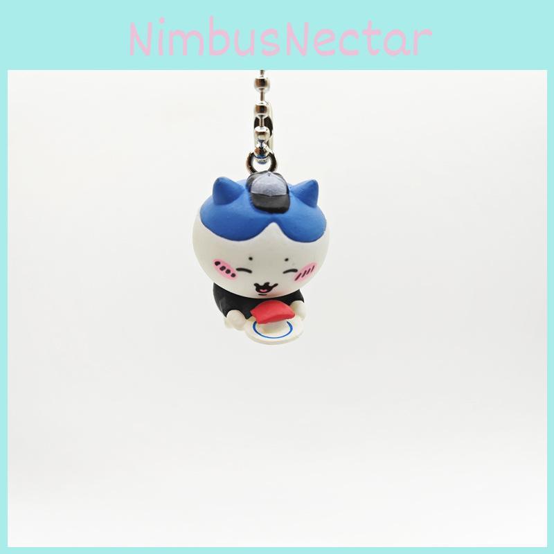Action Chiikawa Pvc Figure Model Backpack Pendant Cartoon Toy Kids Gift Cute