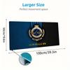 Club Brugge Kv Custom Name Large Size Mouse Pad Large Gaming Table Cushion Non-slip Laptop Tablet Big Mousepad XXL Mat Mini PC Playmat With Lock Edge