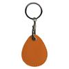 Leather Card Holder Keychain Key Ring Door Lock Access Tags ID Card Case Keychain Access Card Bag Key Tag Ring