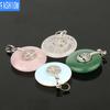 Chinese Style Peace Clasp Tree Of Life Amethyst Pendant Natural Gem Necklace
