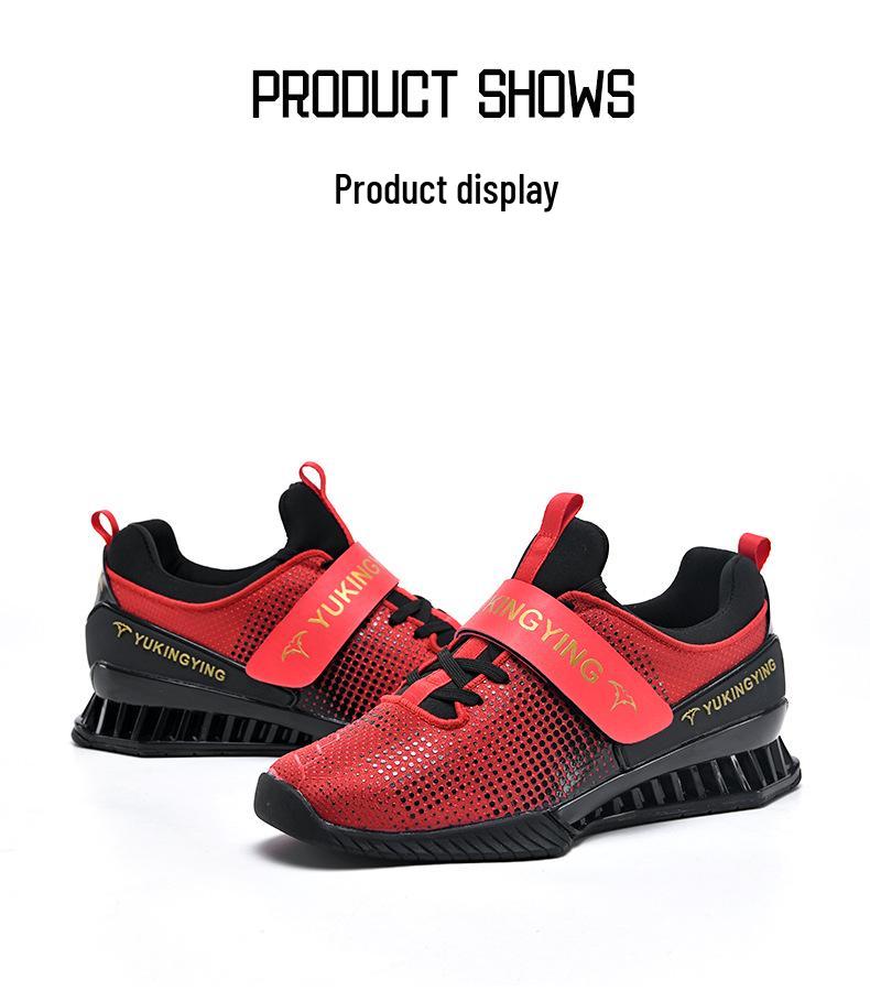 2025 Men's Feather Light Weightlifting Shoes: 5th Gen, Breathable, Comprehensive Squat Training Footwear