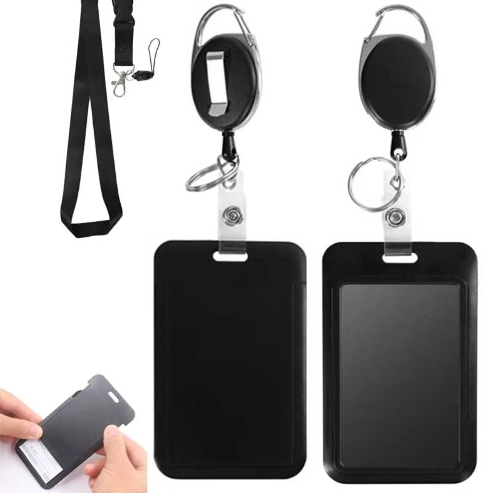 with Breakaway Lanyard Work Permit Card Set Access Control Set  Document Protection
