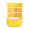 Rabbit Food Feeder Rabbit Chinchillas Guinea Pig 2 In 1 Feeding Bowls Double Use for Grass and Food Small Animal Supplies