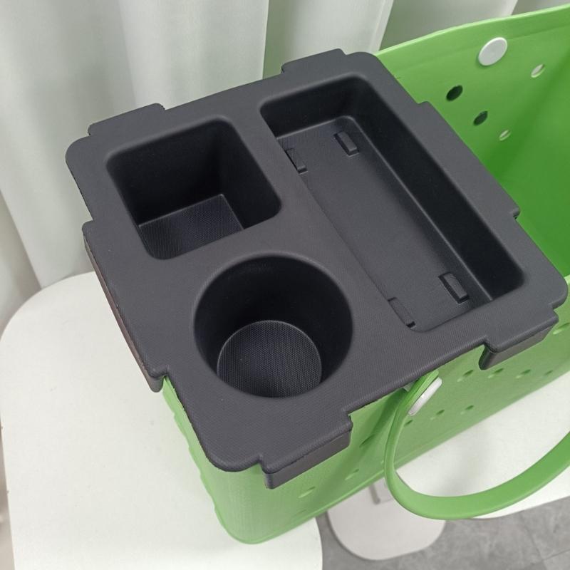 Toppers Schalen Zubehör für Strandtasche Oberer Becher Handyhalter Schale Aufbewahrung Deckel für Strandtasche Trennwand und Organizer Geschenk