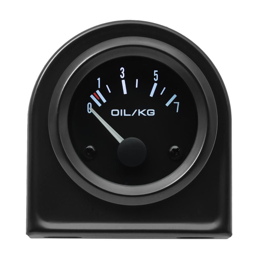 2" 52MM Oil Pressure Gauge Kg Car Meter With Press Sensor Bracket Pod Holder Automotive Auto Car Accessories For 12V Vehicle