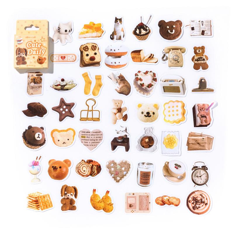 Mò Ink Cartridge Stickers: Coffee Corner Series - Fresh & Cute Journal Decor In 6 Styles.