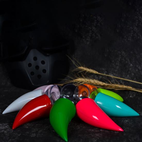 1Pc Motorcycle Helmet Ox Horn Cool Devil Suction Decor Cup Headwear Accessory