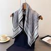 [Silk Scarf Collection] New Silk Scarf Temperament Versatile Velvet Sense Fashion Retro Soft High-end Scarf