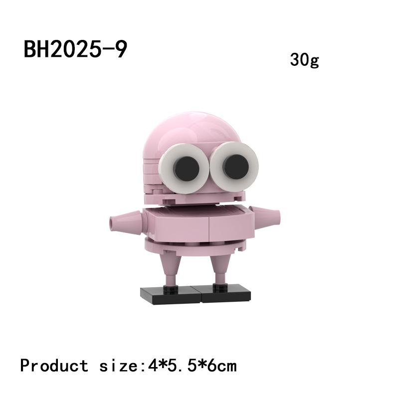 Repo Bausteine Spielzeug REPO Blocks Set Horror Kopf Mann Ente Unbekannter Dünner Mann Fliege Konstruktionsblock Figuren für Jungen Geschenke