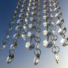 5m Kristall Acryl Perlenvorhang Hochzeitsdekoration 14/16mm Achteckige Perlen Kristallkette Festliche Bühnenhintergrund Dekoration