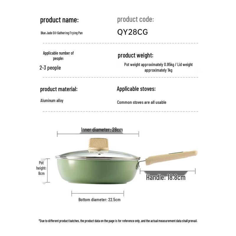 Cooker King Green Jade Non-stick Frying Wok