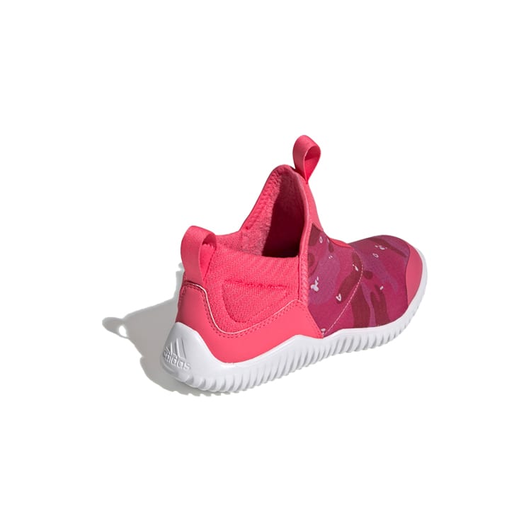 adidas Rapidazen C Cushioning Low Top Kids' Running Shoes Pink White Children Aged 3 7 Years Old EE9325