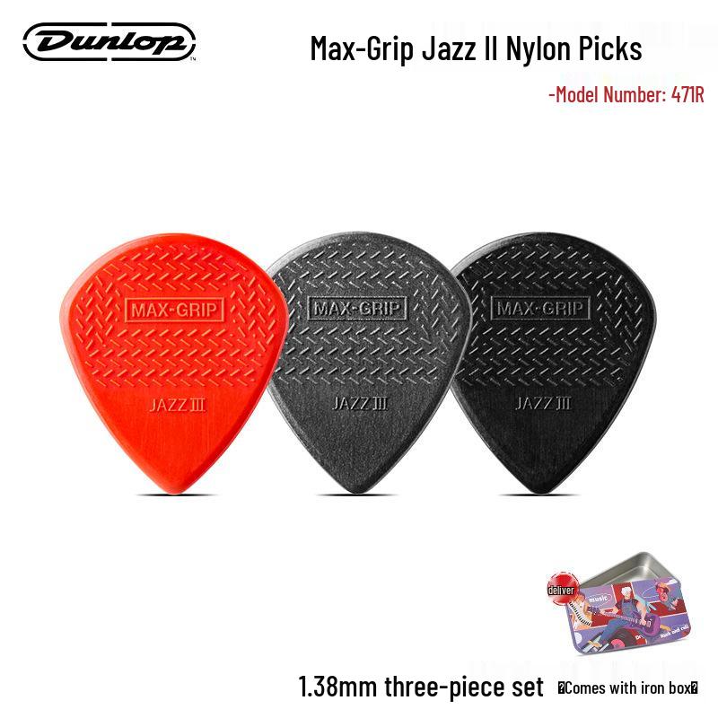 Dunlop Jazz3 Small Turtle Speed-Picking Guitar & Bass Pick