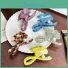 Chic Ginkgo Leaf Pearl Hair Claw Fashionable Acetate Hair Clip Available In Multiple Colors