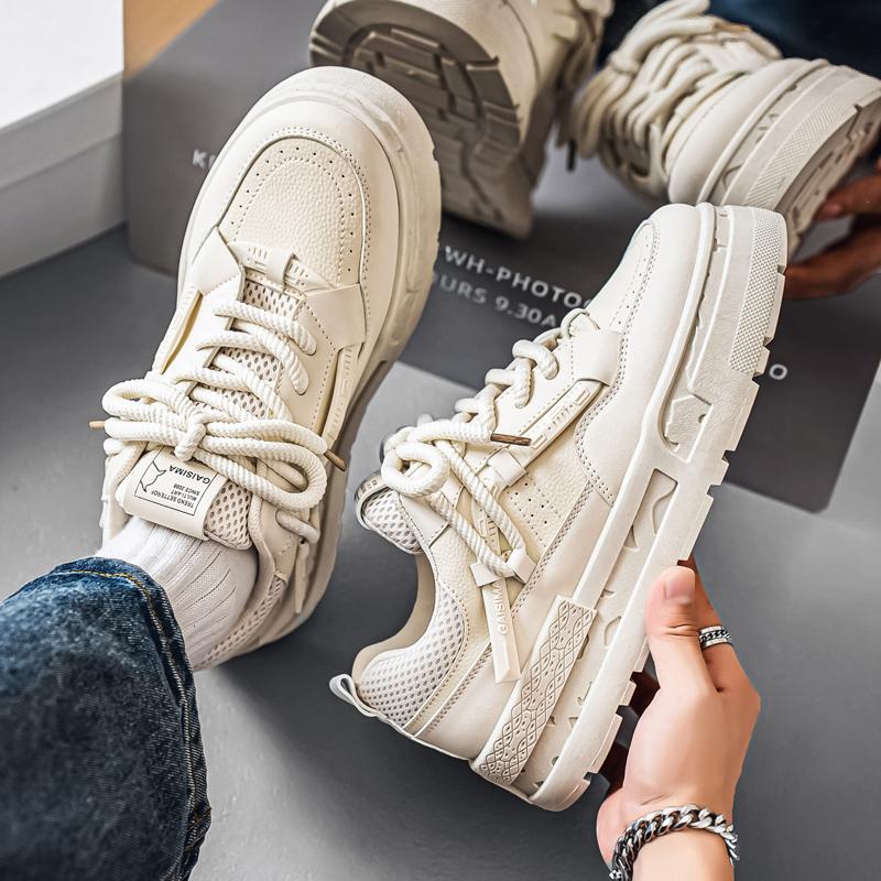 New Men And Women's Classic Fashion Low Top Thick Sole Skateboarding Shoes Comfortable Soft Sole Basketball  Sneakers