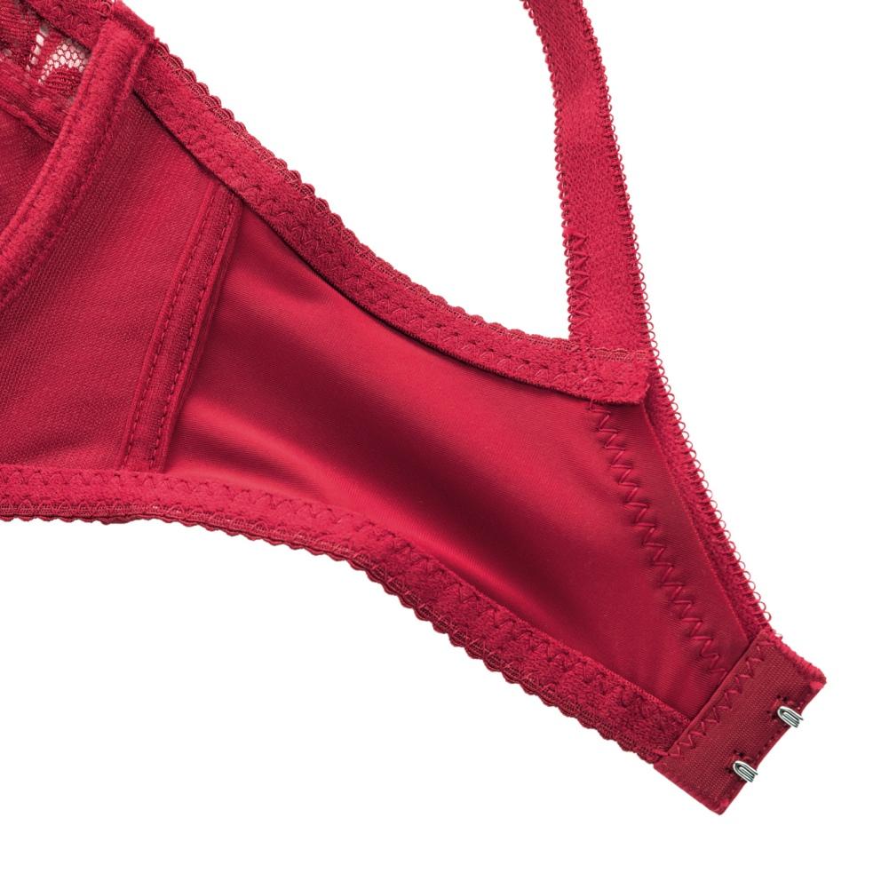 Sutiã de renda feminino bordado floral bralette com aro minimizador sutiãs sem forro 3/4 xícaras sutiã sem enchimento sutiã plus size sutiã