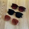 Retro Trendy Large Frame Sunglasses Outdoor Travel Driving Sun Shades Eyewear Women Fashion Eye Protection UV400 Sun Glasses