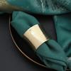 6PCS Luxurious Western-style Napkin Buckle Modern Festive Napkin Buckle Napkin Ring  Event Decor