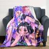 1pc KPop Demon Hunters9 Blanket, Gift, for Men and Women, Soft Blanket, Good for Sofa Bed Couch Travel, Lightweight Flannel Blanket
