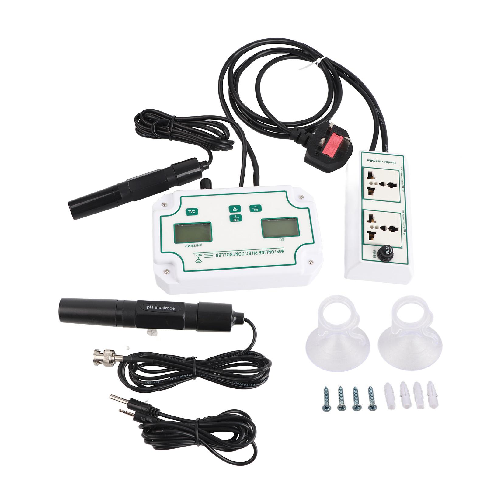 

3 в 1 Тестер качества воды PH EC TEMP Многопараметрический тестер PH Монитор качества воды с ЖК-дисплеем