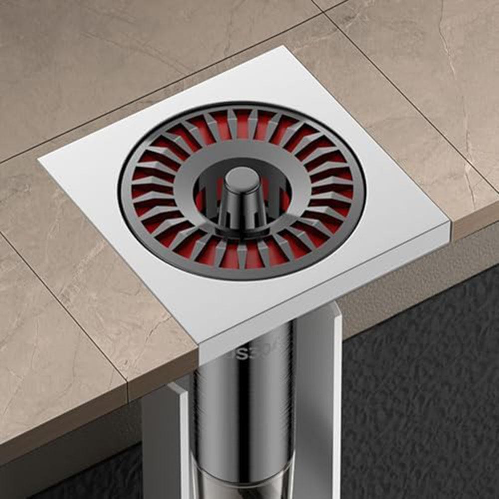 Effective Hair Blockage Solution Hotel Silicone Floor Drain 15cm Circular Shower Drain Effective Hair Blockage