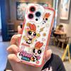Anime The P-Powerpuff Girls Cover Clear Phone Case For iPhone Apple 17 AIR 16E 16 15 14 12 13 11 Pro Max Plus XR DIY Shell Case
