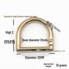 D-Shaped Ring Buckle for Bags & Clothing Accessories