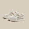 Fashion breathable mesh women's shoes 2025 summer new heightening little white shoes comfortable platform sports and leisure board shoes