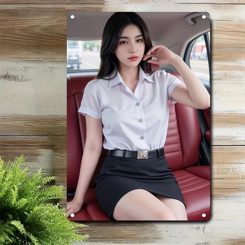 Rustproof 2D Metal Wall Art for Home Bar Restaurant Decor