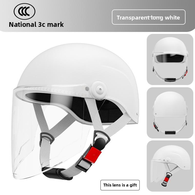 Electric Car Helmet Men and Women Cute Half Helmet