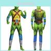 Cosplay kostým Teenage Mutant Ninja Turtles z mléčného hedvábí pro halloweenskou párty
