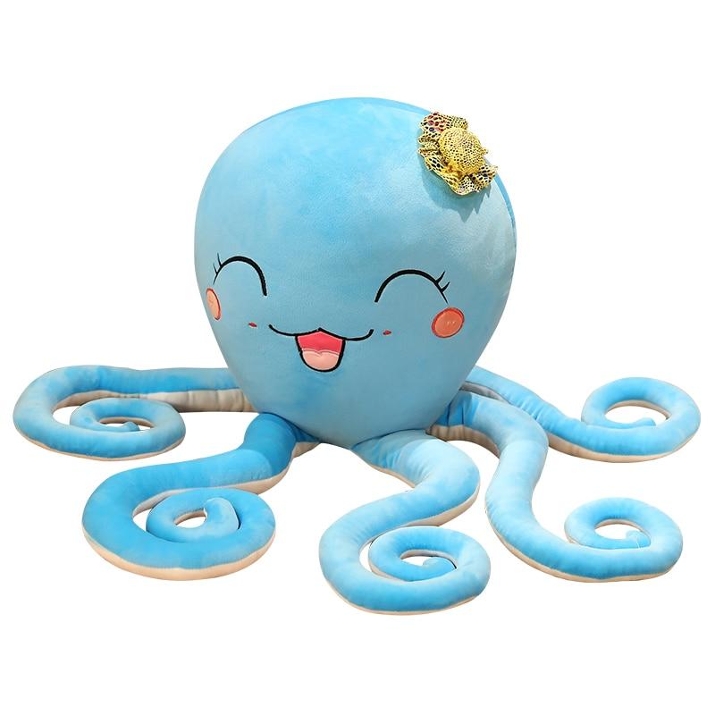 Lovely Octopus Plush Toys Cartoon Squid Pillow Toys Stuffed Soft Animal Sleep Cushion for Baby Kids Birthday Gifts
